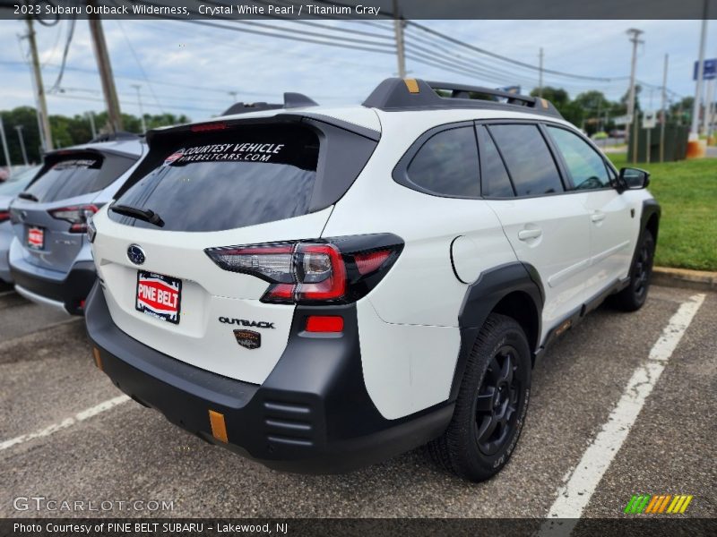 Crystal White Pearl / Titanium Gray 2023 Subaru Outback Wilderness