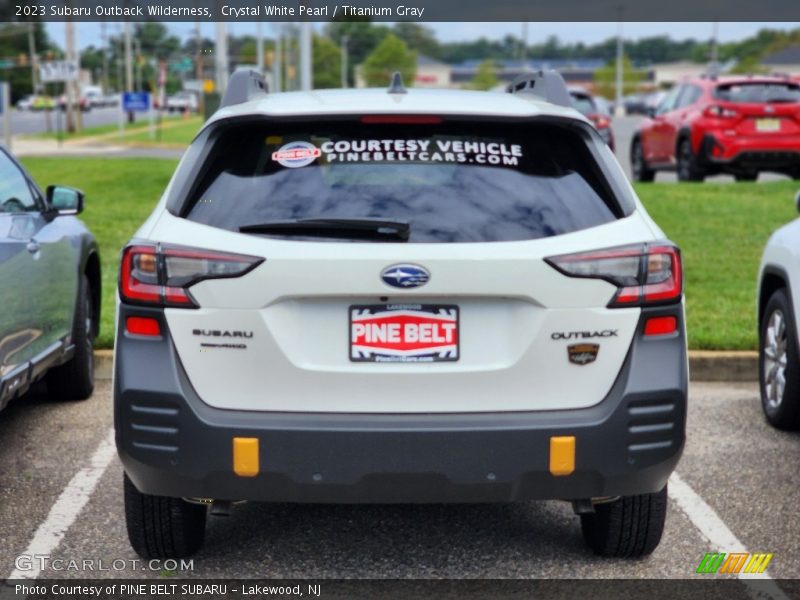 Crystal White Pearl / Titanium Gray 2023 Subaru Outback Wilderness