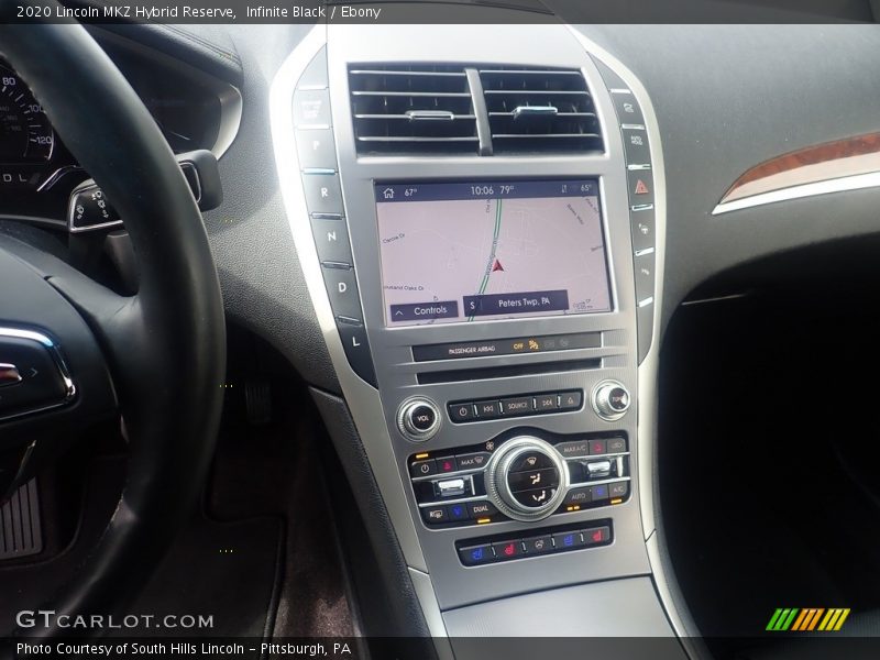 Infinite Black / Ebony 2020 Lincoln MKZ Hybrid Reserve