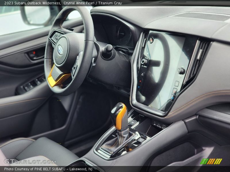 Crystal White Pearl / Titanium Gray 2023 Subaru Outback Wilderness