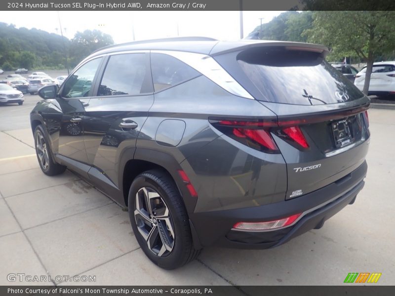 Amazon Gray / Gray 2024 Hyundai Tucson SEL Plug-In Hybrid AWD