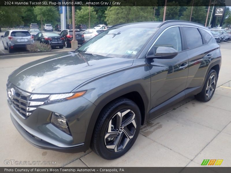 Amazon Gray / Gray 2024 Hyundai Tucson SEL Plug-In Hybrid AWD