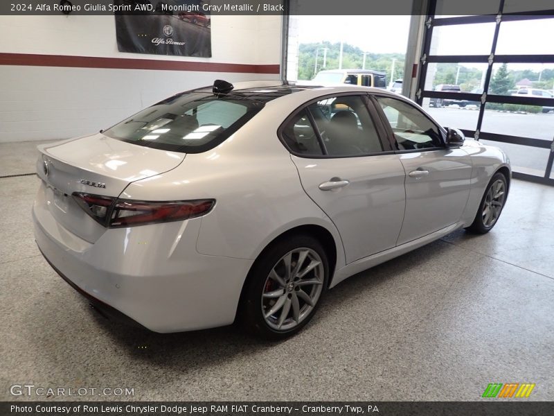 Moonlight Gray Metallic / Black 2024 Alfa Romeo Giulia Sprint AWD