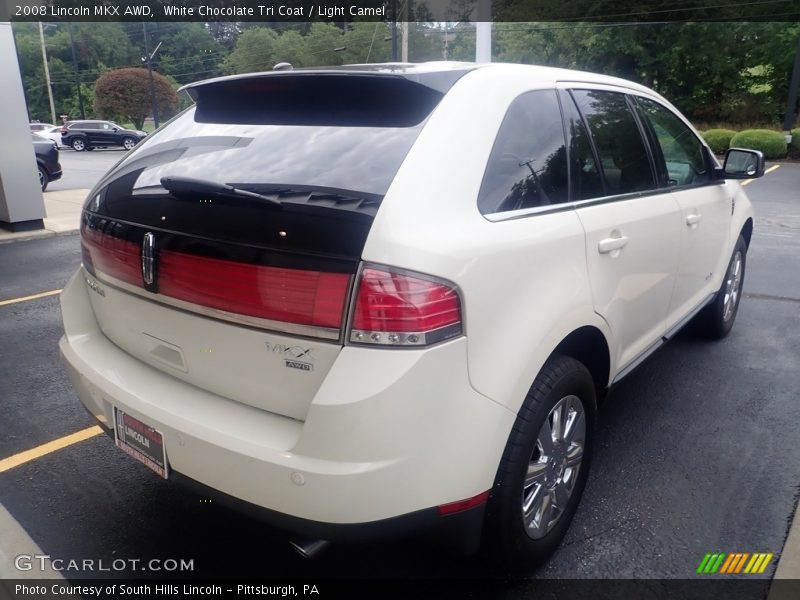 White Chocolate Tri Coat / Light Camel 2008 Lincoln MKX AWD