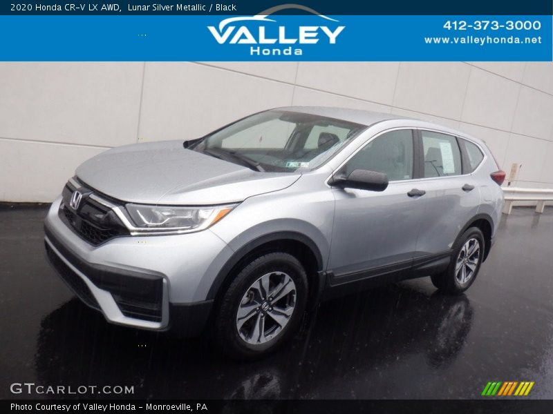 Lunar Silver Metallic / Black 2020 Honda CR-V LX AWD