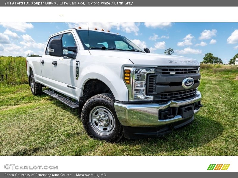 Oxford White / Earth Gray 2019 Ford F350 Super Duty XL Crew Cab 4x4