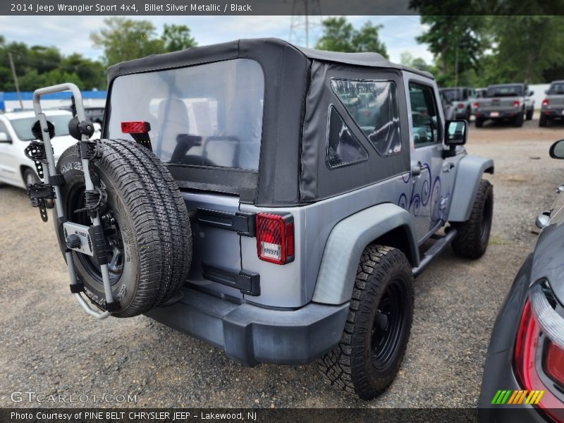 Billet Silver Metallic / Black 2014 Jeep Wrangler Sport 4x4