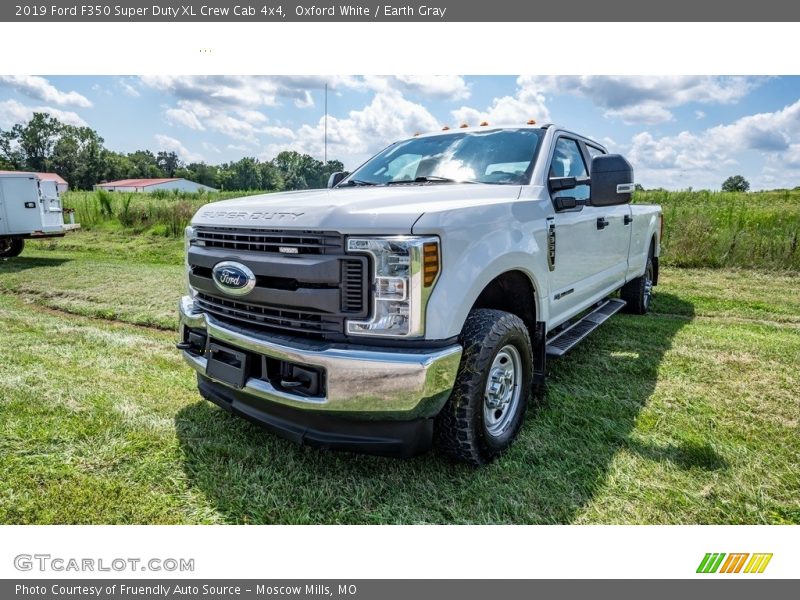 Oxford White / Earth Gray 2019 Ford F350 Super Duty XL Crew Cab 4x4