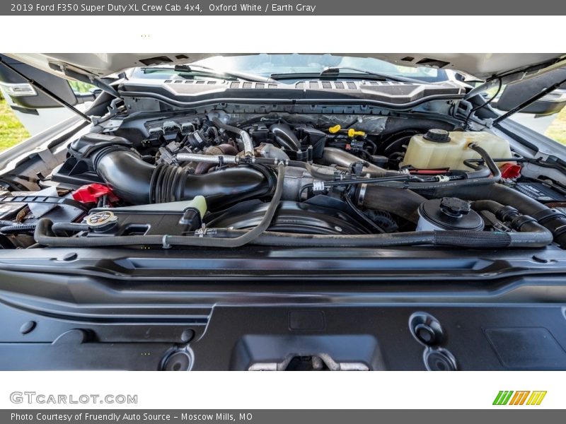 Oxford White / Earth Gray 2019 Ford F350 Super Duty XL Crew Cab 4x4