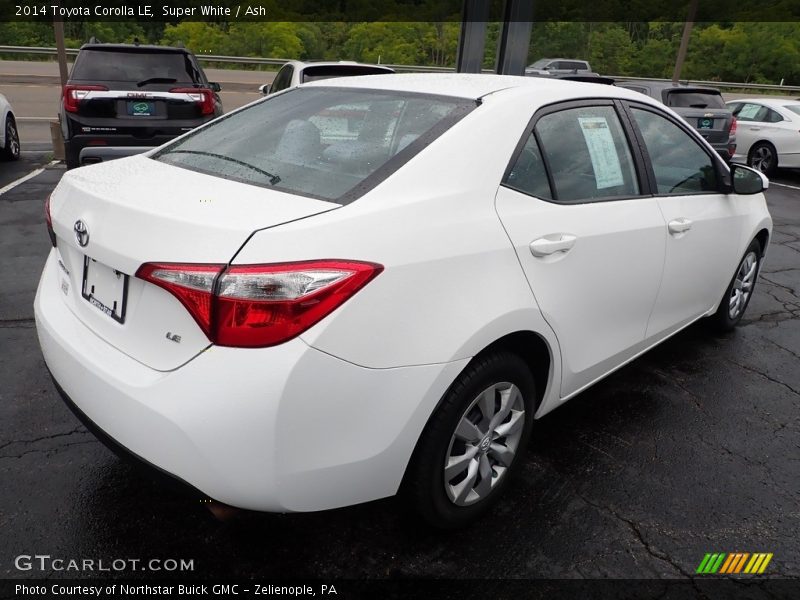 Super White / Ash 2014 Toyota Corolla LE