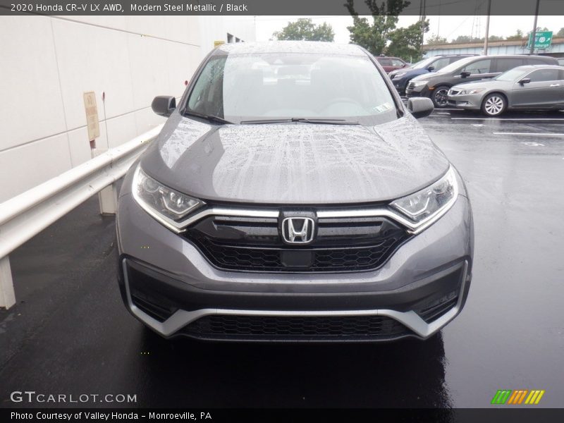 Modern Steel Metallic / Black 2020 Honda CR-V LX AWD