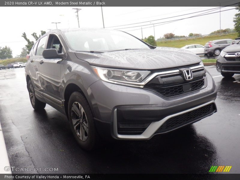 Modern Steel Metallic / Black 2020 Honda CR-V LX AWD