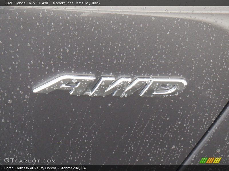 Modern Steel Metallic / Black 2020 Honda CR-V LX AWD