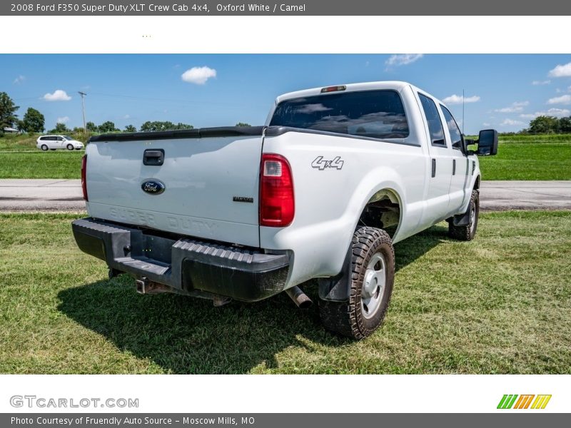 Oxford White / Camel 2008 Ford F350 Super Duty XLT Crew Cab 4x4