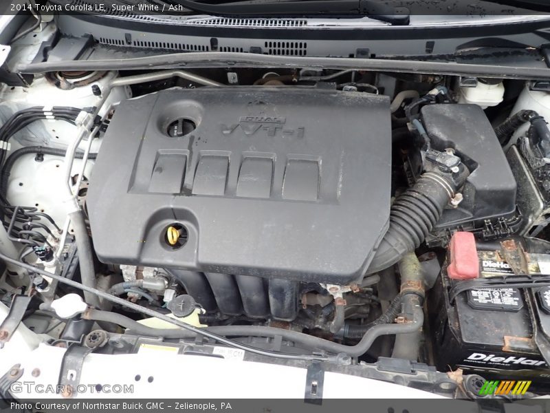  2014 Corolla LE Engine - 1.8 Liter DOHC 16-Valve Dual VVT-i 4 Cylinder