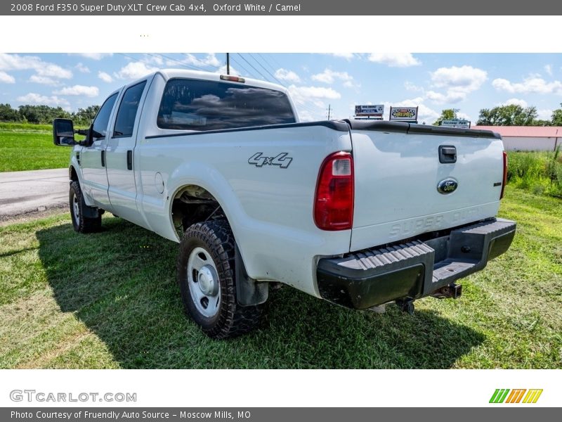 Oxford White / Camel 2008 Ford F350 Super Duty XLT Crew Cab 4x4