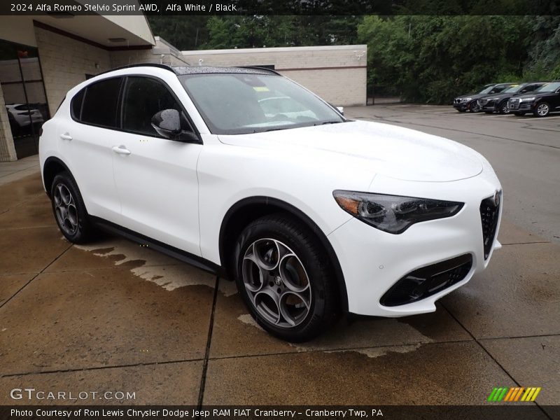 Front 3/4 View of 2024 Stelvio Sprint AWD