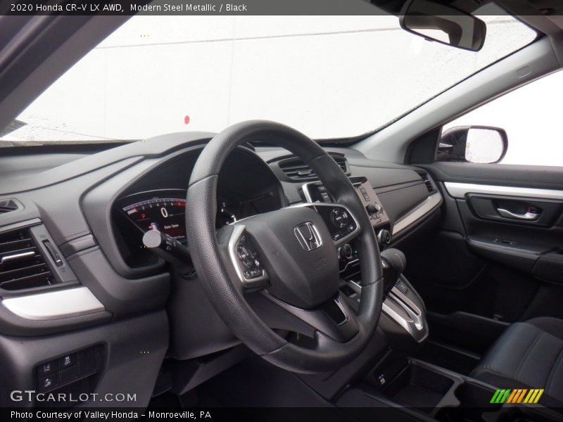 Modern Steel Metallic / Black 2020 Honda CR-V LX AWD