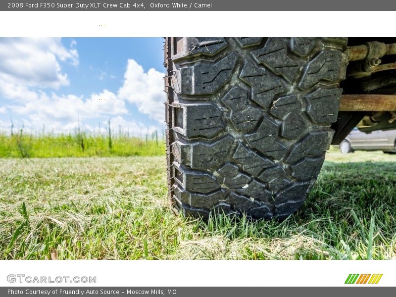 Oxford White / Camel 2008 Ford F350 Super Duty XLT Crew Cab 4x4