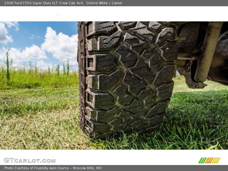 Oxford White / Camel 2008 Ford F350 Super Duty XLT Crew Cab 4x4