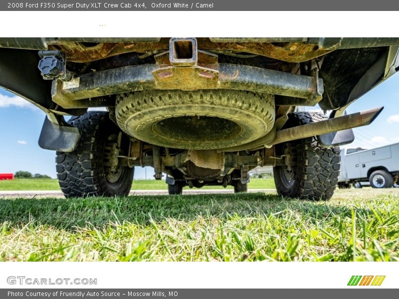 Oxford White / Camel 2008 Ford F350 Super Duty XLT Crew Cab 4x4