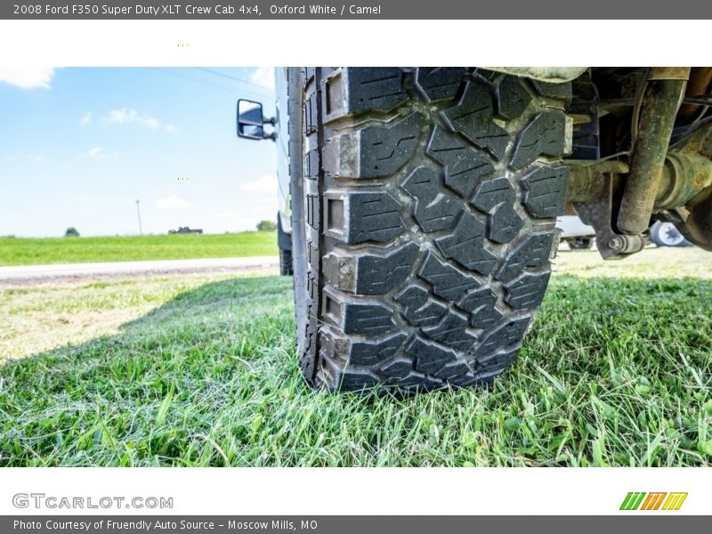 Oxford White / Camel 2008 Ford F350 Super Duty XLT Crew Cab 4x4