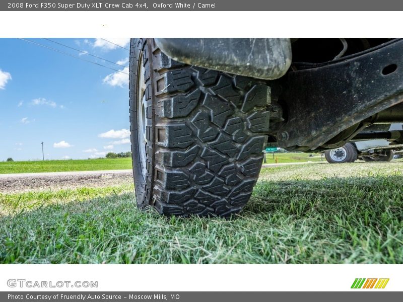 Oxford White / Camel 2008 Ford F350 Super Duty XLT Crew Cab 4x4