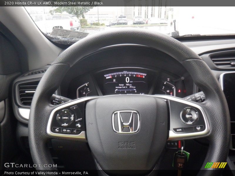 Modern Steel Metallic / Black 2020 Honda CR-V LX AWD