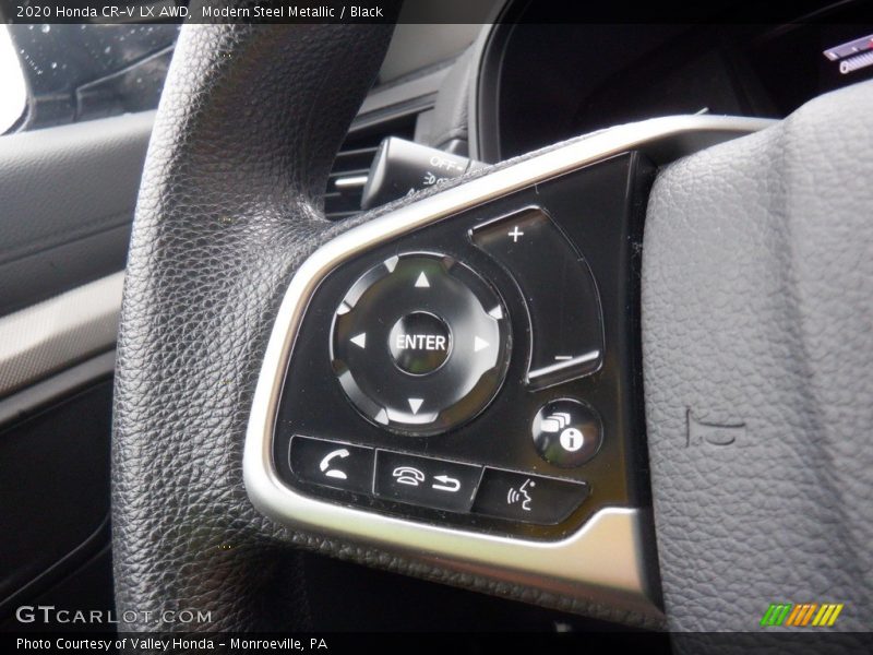 Modern Steel Metallic / Black 2020 Honda CR-V LX AWD