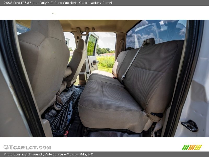 Oxford White / Camel 2008 Ford F350 Super Duty XLT Crew Cab 4x4