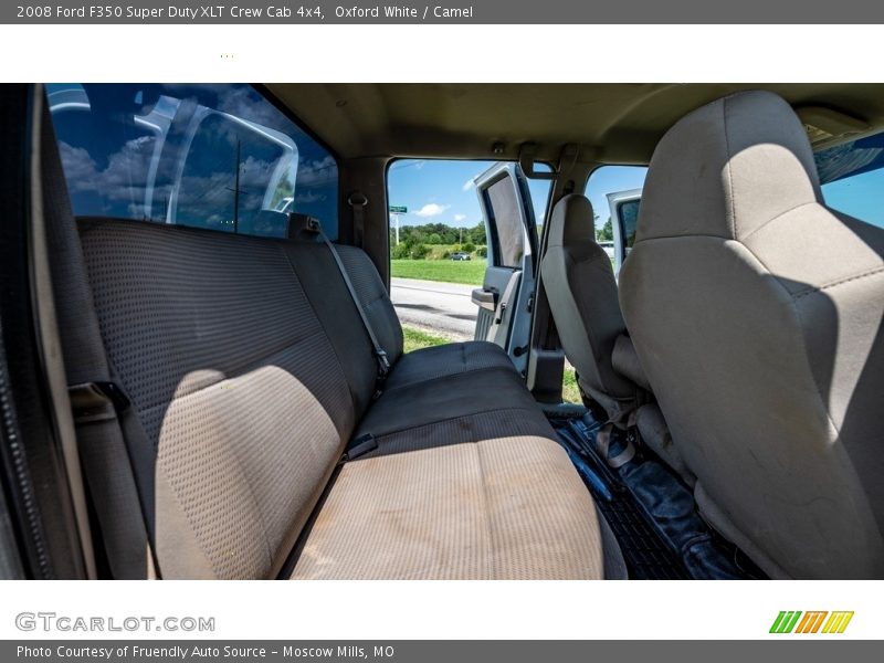 Oxford White / Camel 2008 Ford F350 Super Duty XLT Crew Cab 4x4
