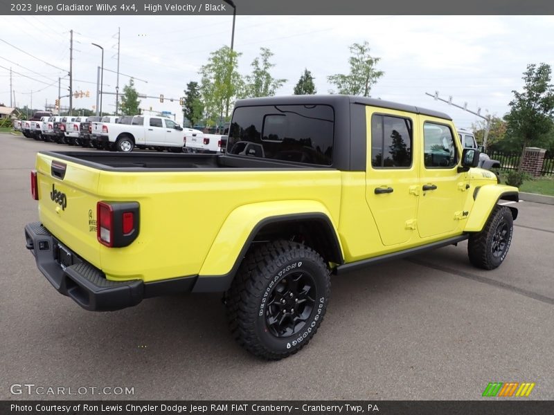 High Velocity / Black 2023 Jeep Gladiator Willys 4x4