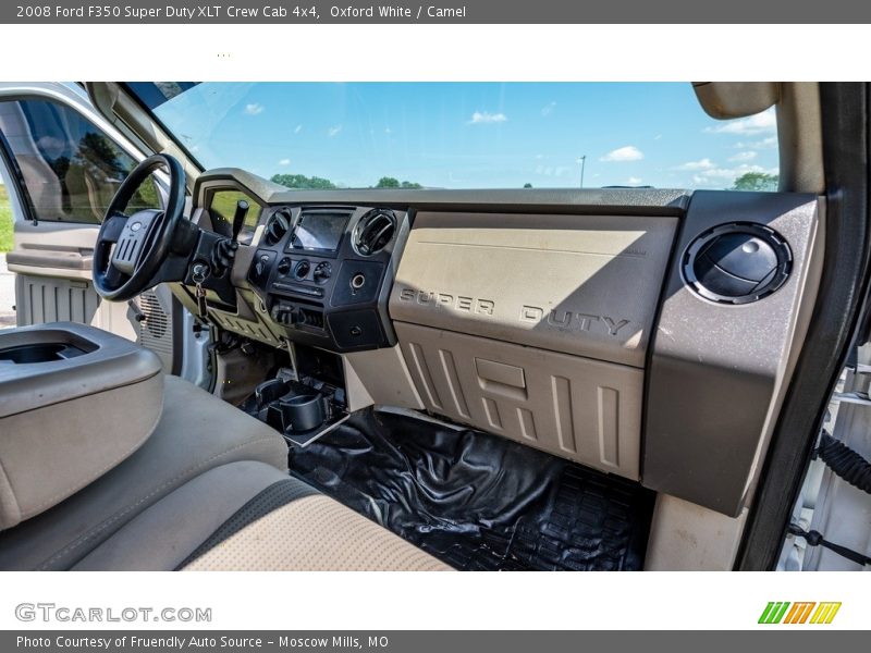 Oxford White / Camel 2008 Ford F350 Super Duty XLT Crew Cab 4x4