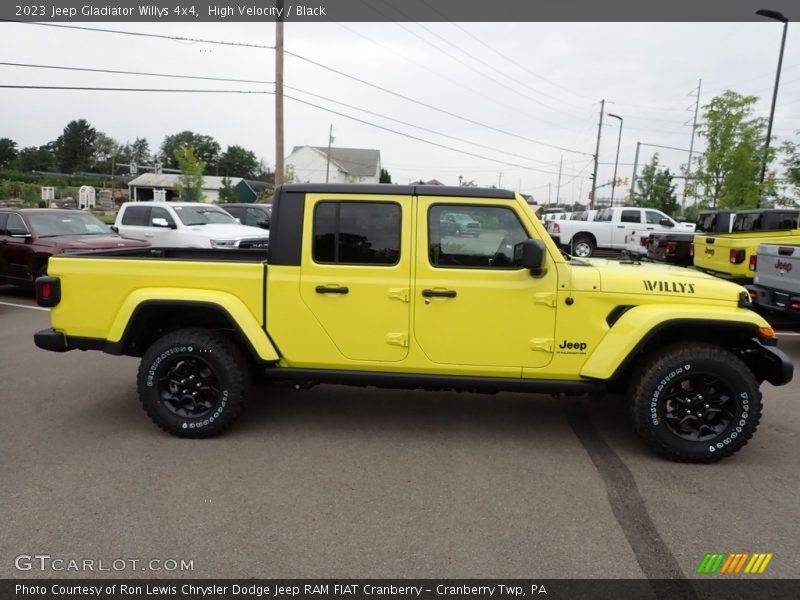 High Velocity / Black 2023 Jeep Gladiator Willys 4x4