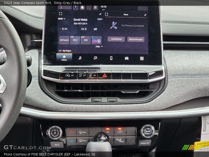 Sting-Gray / Black 2023 Jeep Compass Sport 4x4