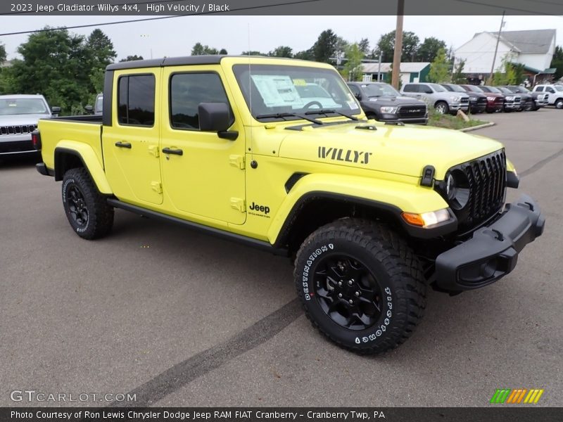 High Velocity / Black 2023 Jeep Gladiator Willys 4x4