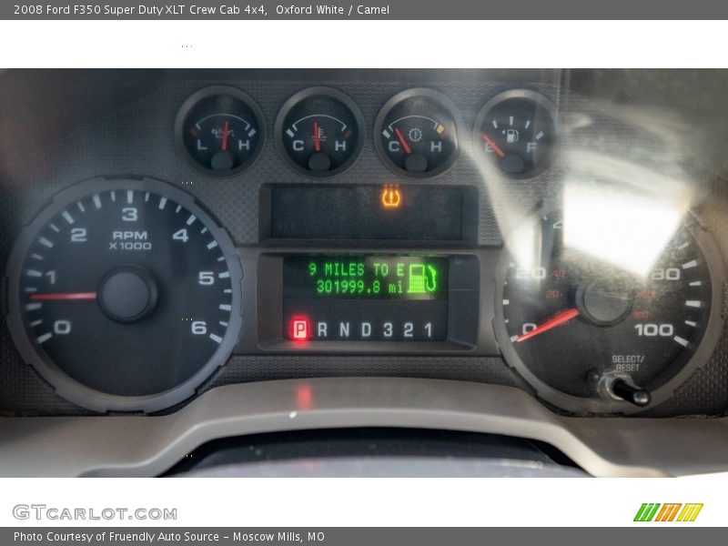 Oxford White / Camel 2008 Ford F350 Super Duty XLT Crew Cab 4x4