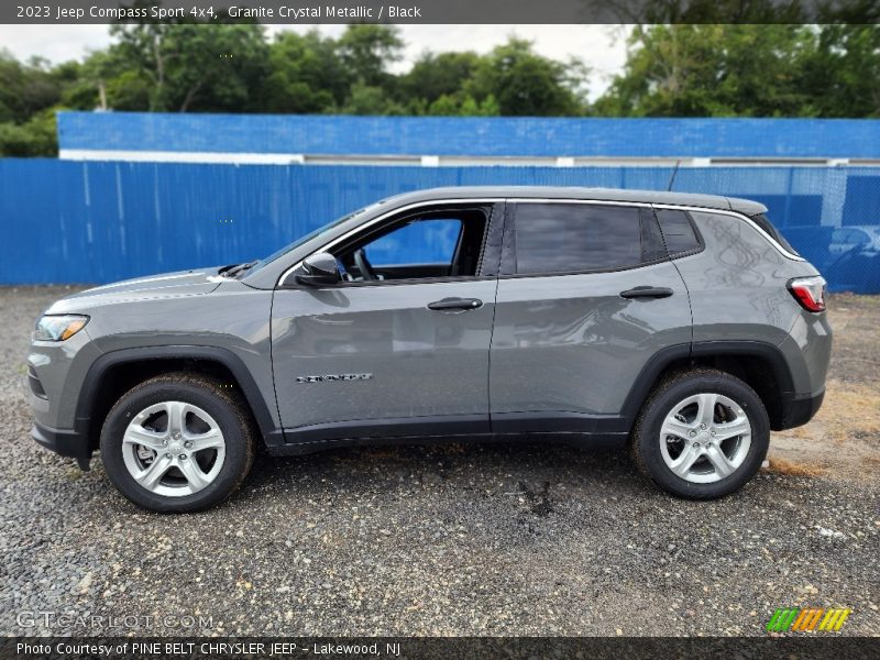 Granite Crystal Metallic / Black 2023 Jeep Compass Sport 4x4