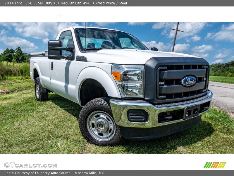 Oxford White / Steel 2014 Ford F350 Super Duty XLT Regular Cab 4x4