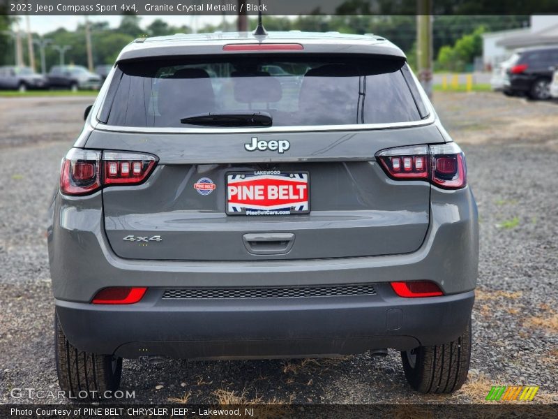 Granite Crystal Metallic / Black 2023 Jeep Compass Sport 4x4