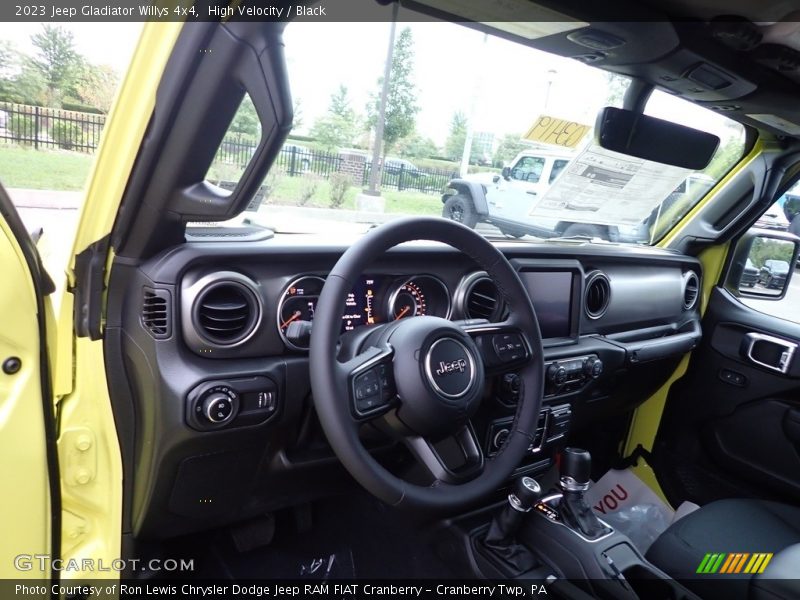 High Velocity / Black 2023 Jeep Gladiator Willys 4x4