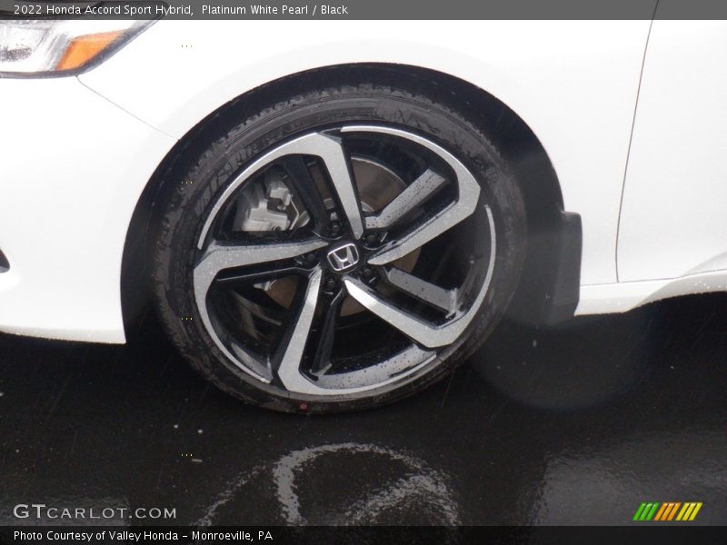 Platinum White Pearl / Black 2022 Honda Accord Sport Hybrid