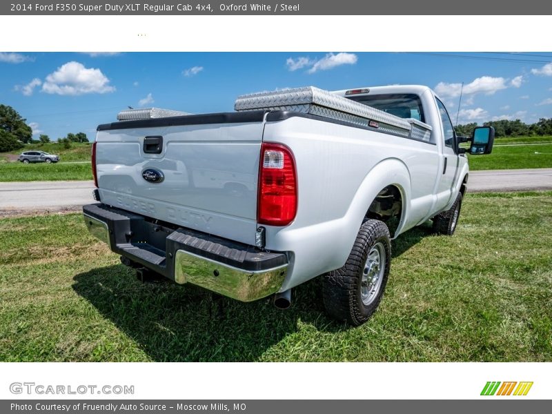 Oxford White / Steel 2014 Ford F350 Super Duty XLT Regular Cab 4x4