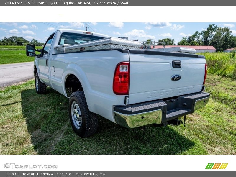 Oxford White / Steel 2014 Ford F350 Super Duty XLT Regular Cab 4x4