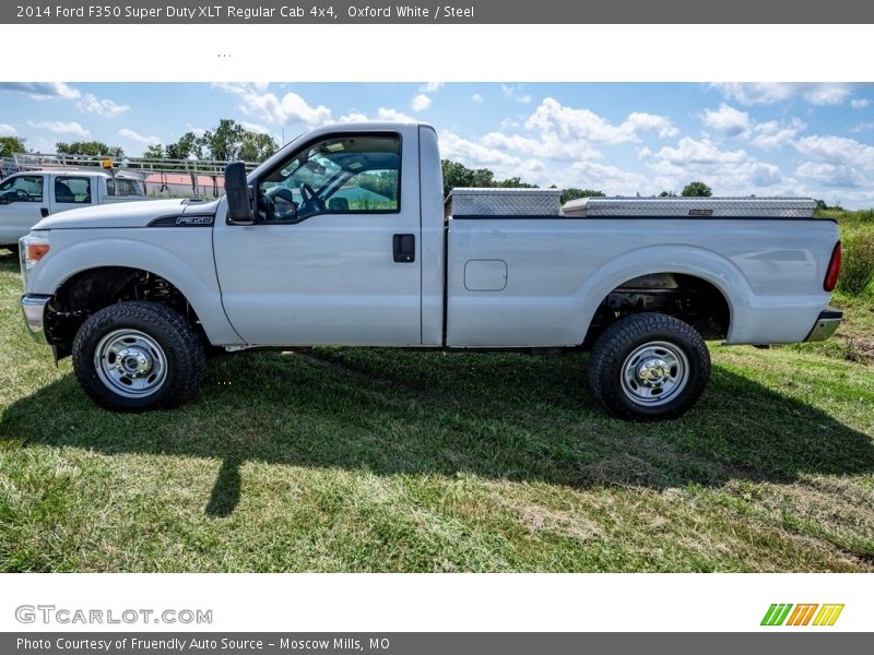 Oxford White / Steel 2014 Ford F350 Super Duty XLT Regular Cab 4x4