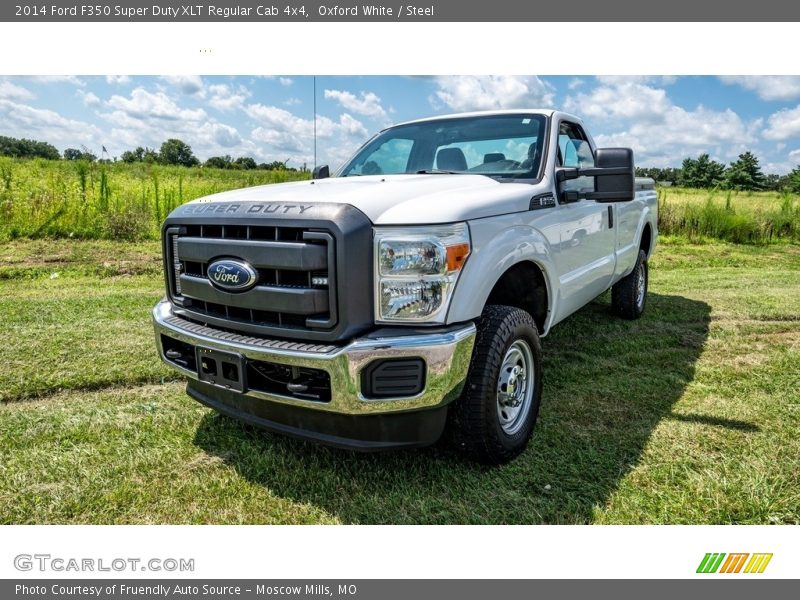 Oxford White / Steel 2014 Ford F350 Super Duty XLT Regular Cab 4x4
