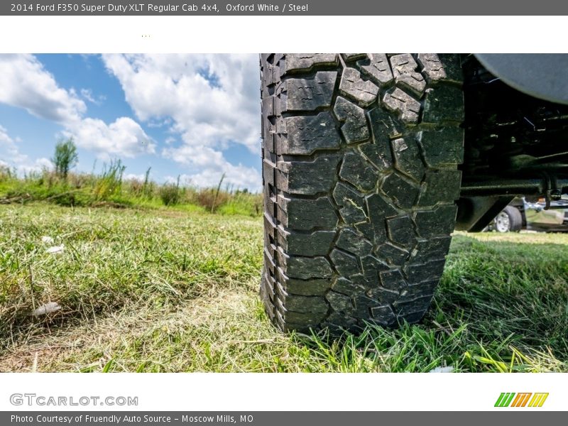 Oxford White / Steel 2014 Ford F350 Super Duty XLT Regular Cab 4x4