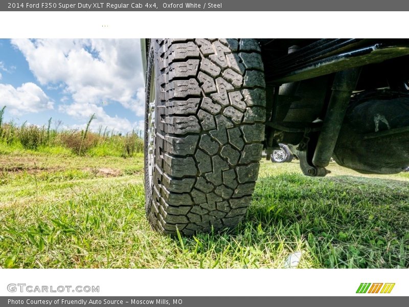 Oxford White / Steel 2014 Ford F350 Super Duty XLT Regular Cab 4x4