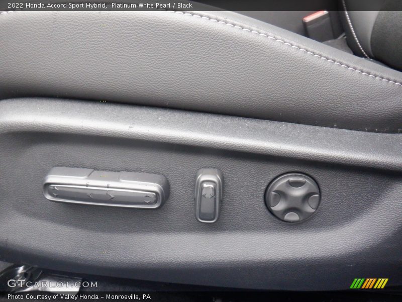 Platinum White Pearl / Black 2022 Honda Accord Sport Hybrid