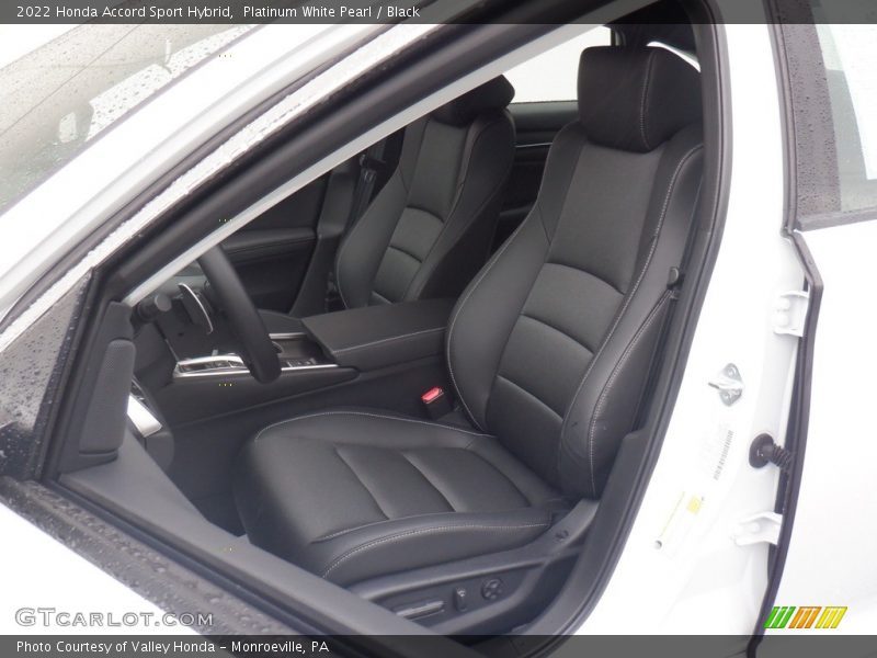 Platinum White Pearl / Black 2022 Honda Accord Sport Hybrid